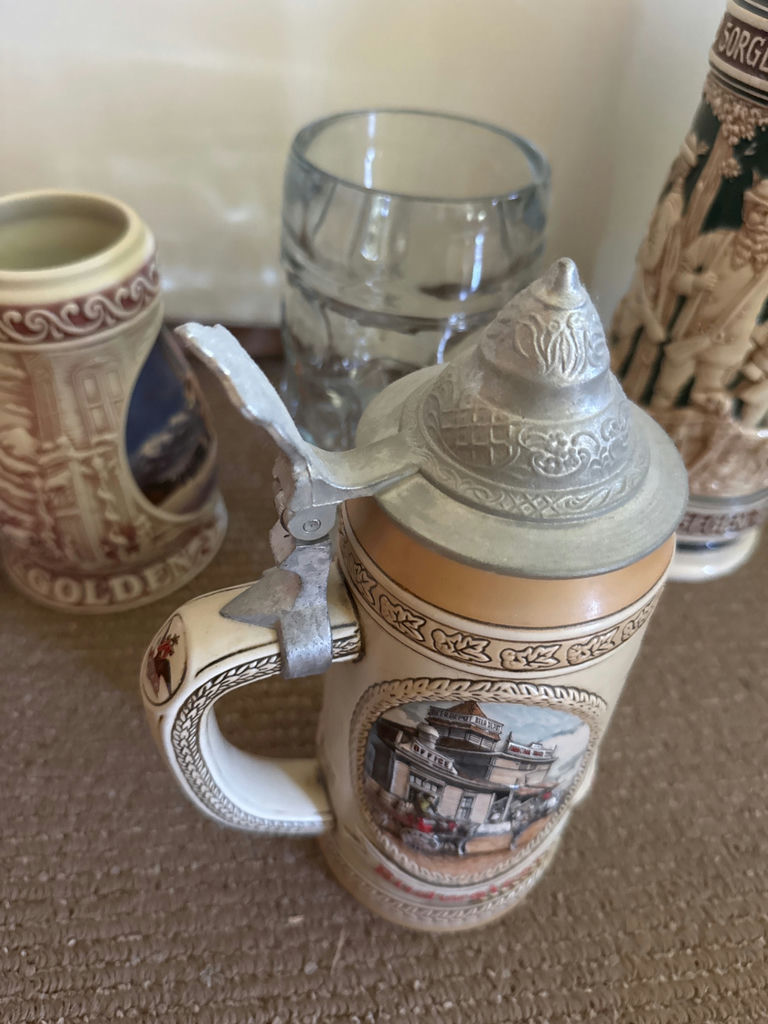 Assorted beer steins and mugs - image 2 of 7
