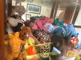 Beanie Babies and Plush Animal Collection in Cabinet - thumbnail 4 of 5