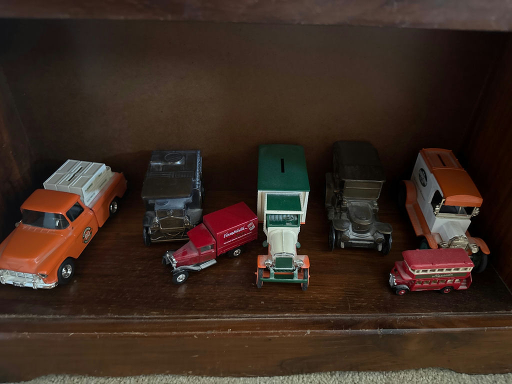 Vintage toy trucks and a bus collection - image 2 of 4