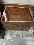Vintage wooden milk crate - thumbnail 2 of 2