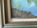 Signed by Banning - Autumn Lakeside Landscape Painting - thumbnail 4 of 4