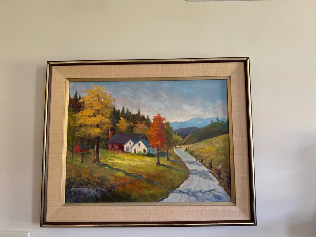 Banning - Autumn Rural Landscape Painting - image 1 of 3