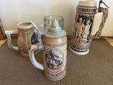Assorted beer steins and mugs - thumbnail 1 of 7