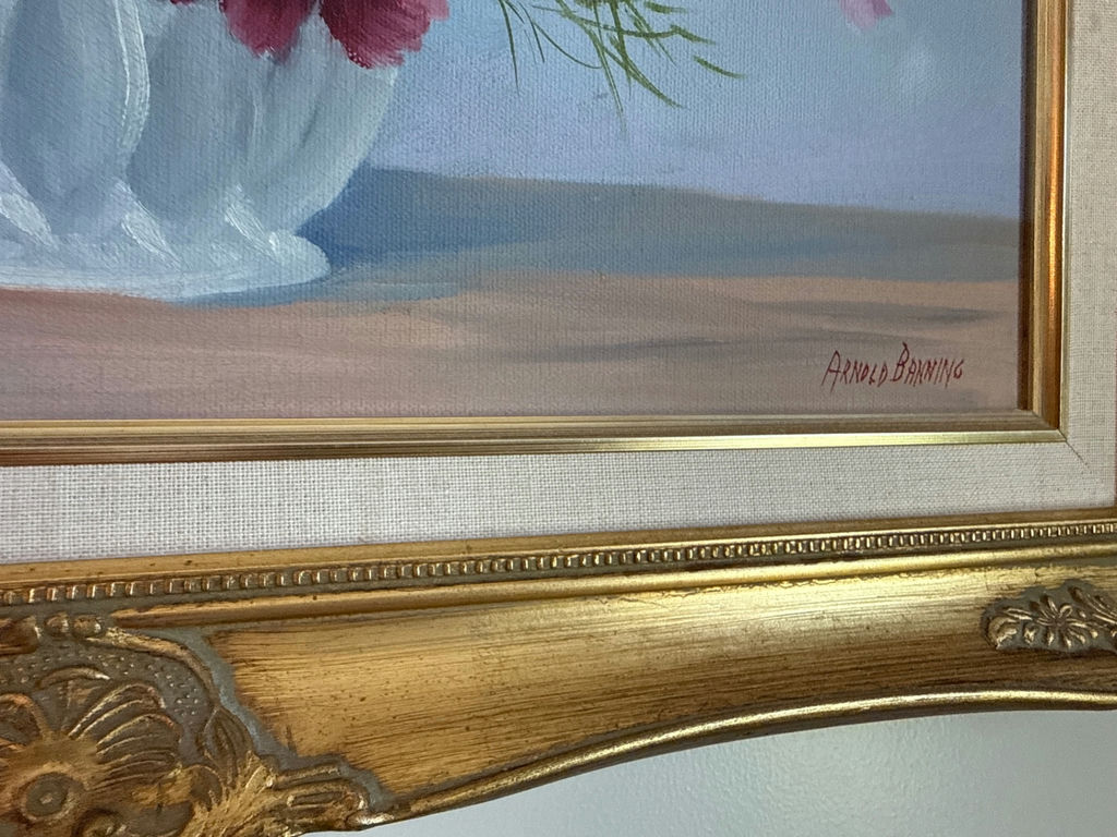 Arnold Banning Framed floral bouquet still life - image 4 of 4