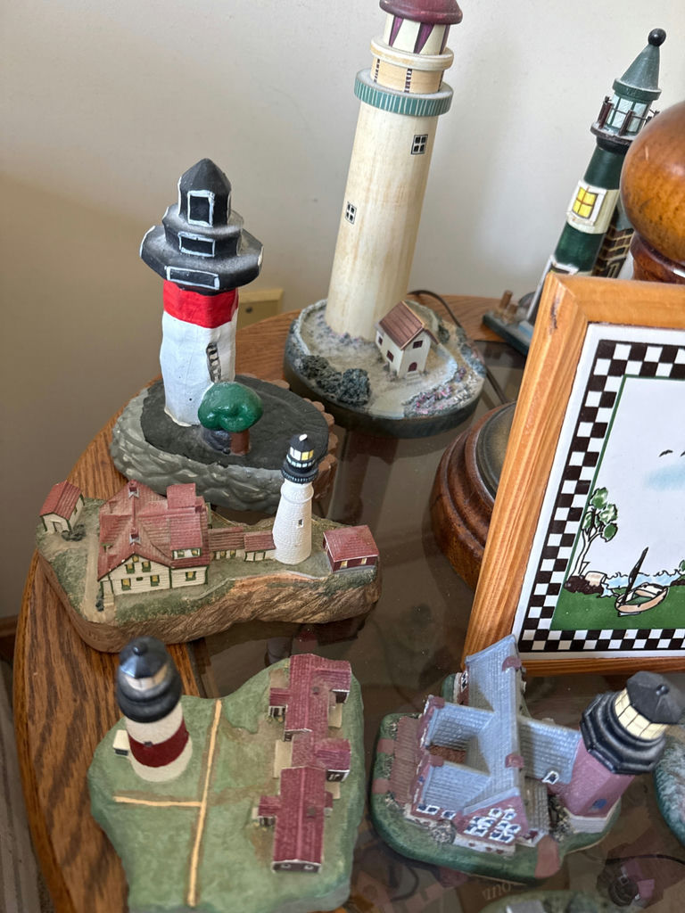 Lighthouse-themed miniature collection with framed print - image 2 of 6