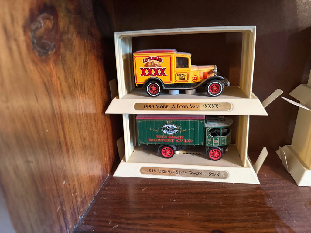 Six vintage beer-brand toy trucks - image 4 of 4