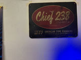 Vintage automotive signs and exhaust-pipe poster - thumbnail 2 of 3
