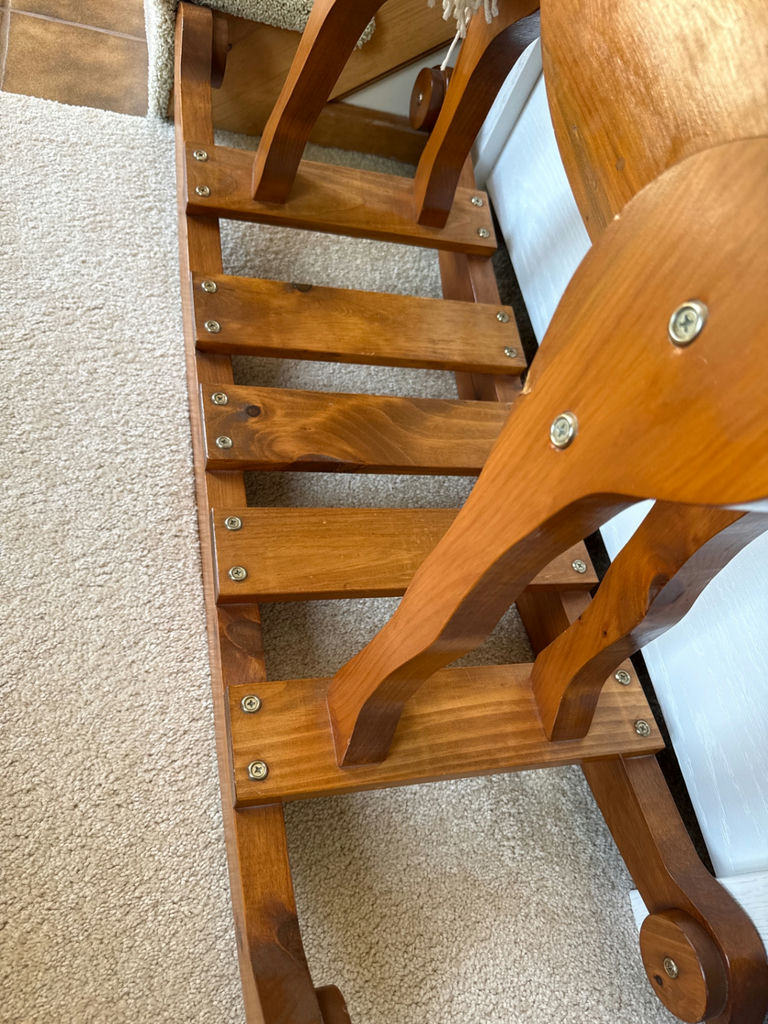 Wooden rocking horse toy - image 3 of 3