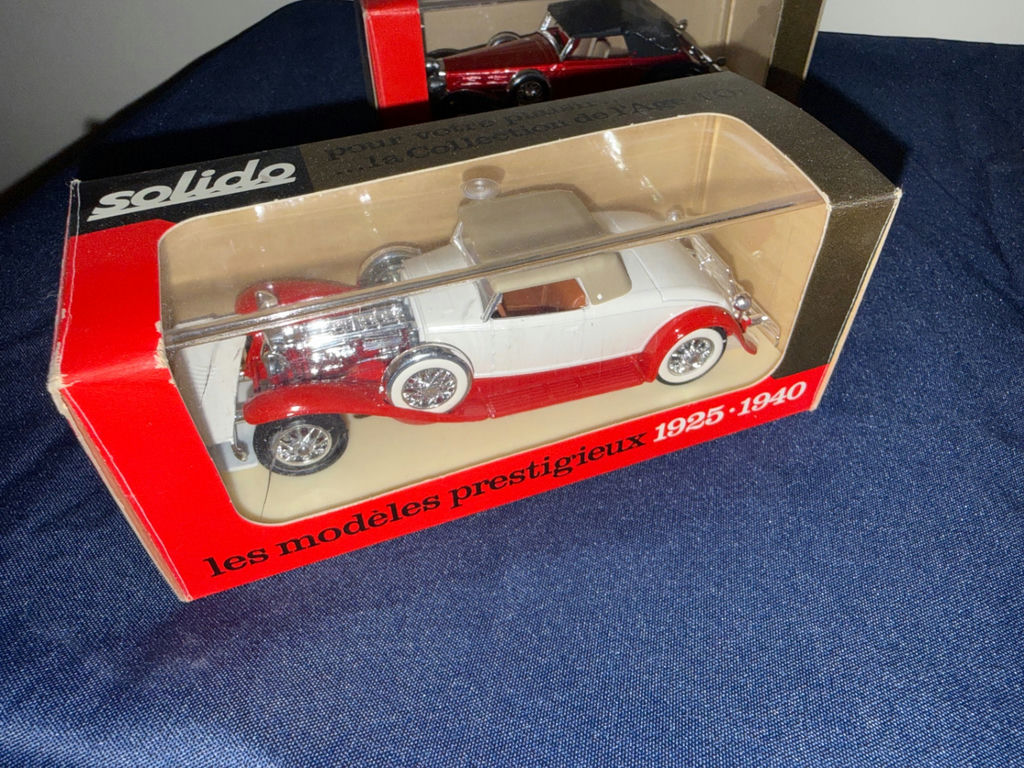 Four boxed Solido vintage die-cast cars (1925-1940) - image 1 of 5