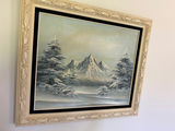 Signed by Banning - Framed winter landscape painting - thumbnail 1 of 3