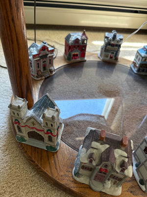 Ceramic Christmas Village Miniature Houses - Image 1 of 2