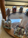 Ceramic Christmas Village Miniature Houses - thumbnail 1 of 2