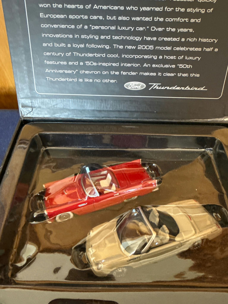Ford Thunderbird 50th Anniversary Ornament Set (Two Die-Cast Cars) - image 2 of 3