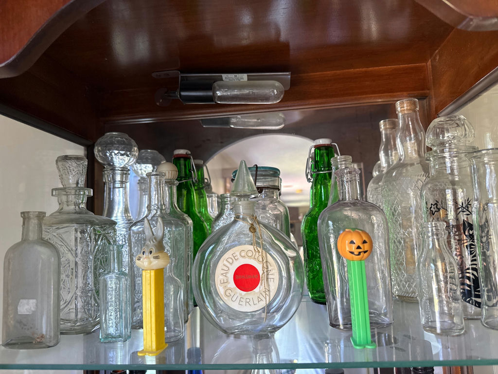 Assorted glass bottles and decanters - image 1 of 2