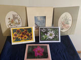 Six framed animal and floral art prints - thumbnail 1 of 3