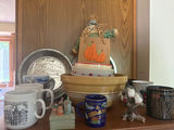 Ceramic bowls, mugs and decorative kitchenware assortment - thumbnail 1 of 3