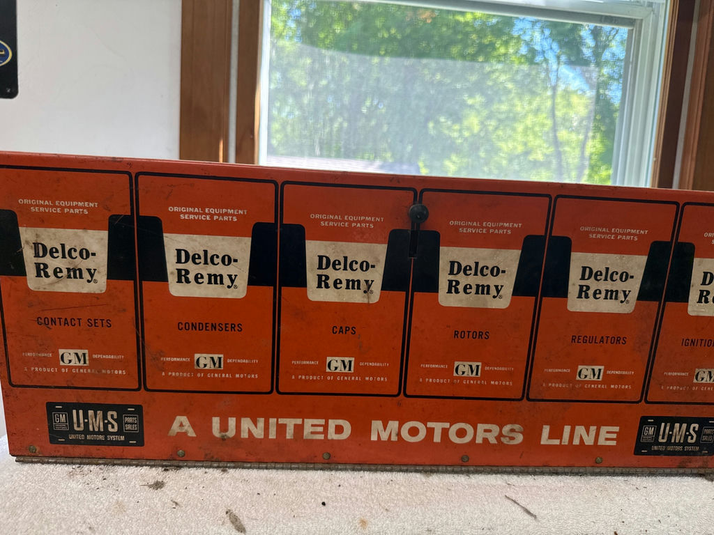 Vintage Delco-Remy automotive parts storage box - image 2 of 3