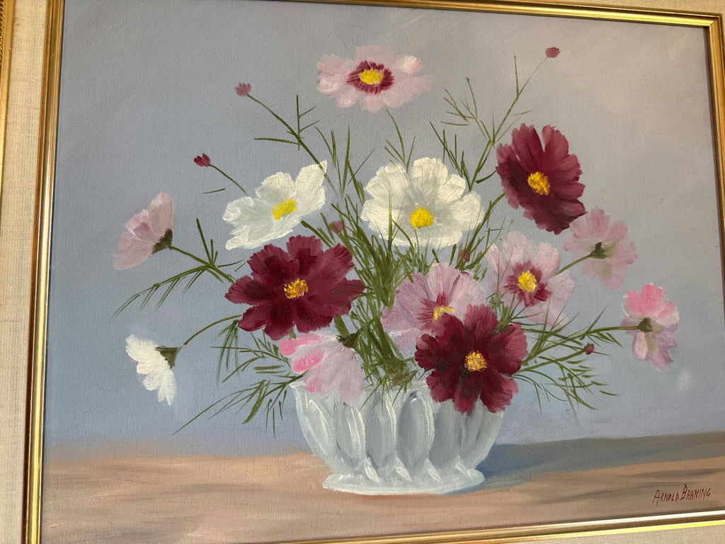 Arnold Banning Framed floral bouquet still life - image 3 of 4
