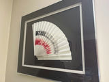 Doris Wada - Framed folded paper fan artwork - thumbnail 1 of 3
