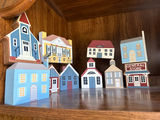 Wooden miniature town buildings set - thumbnail 2 of 3
