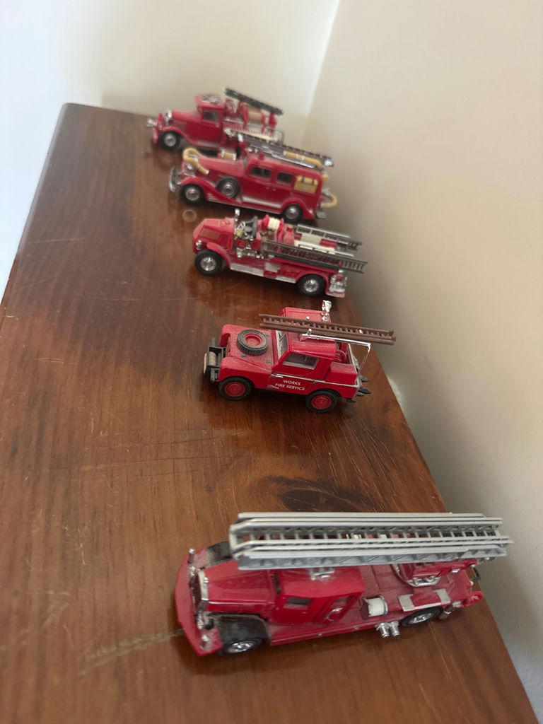 Red toy fire engine collection - image 3 of 3