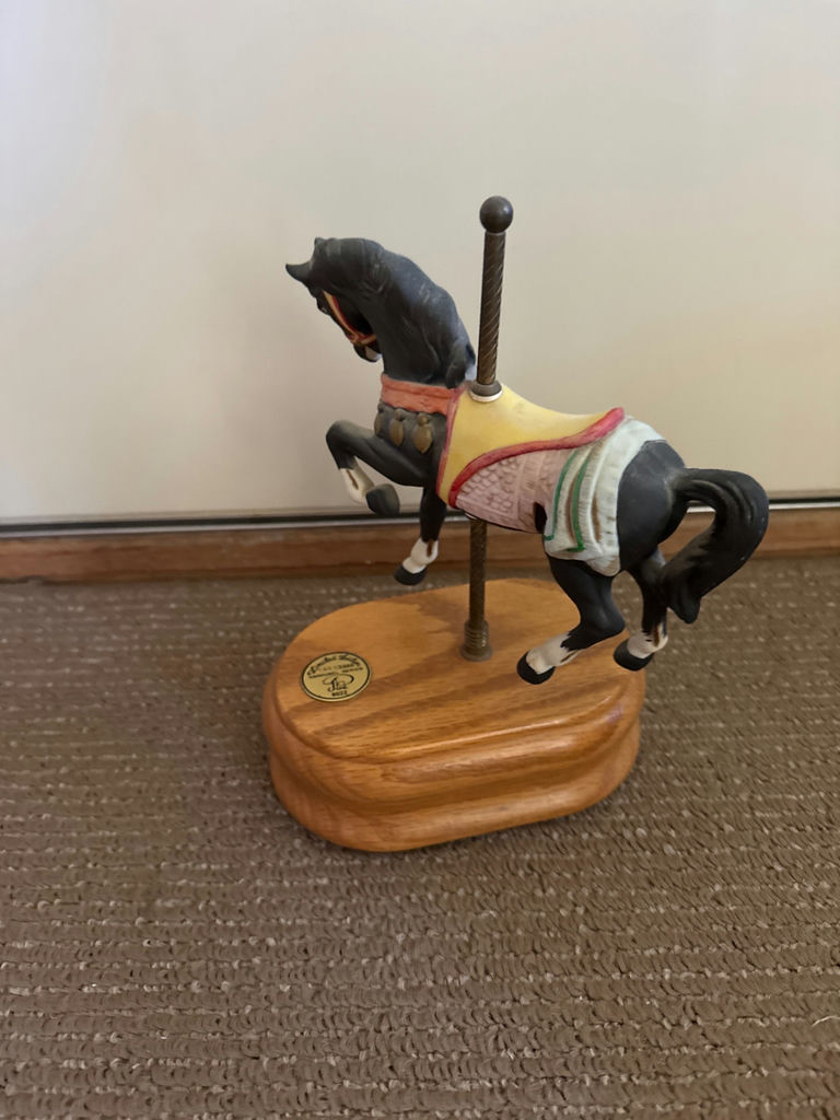Limited Edition musical Carousel Horse Figurine - image 1 of 3