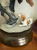 Figurine of a man with a dog - thumbnail 2 of 3