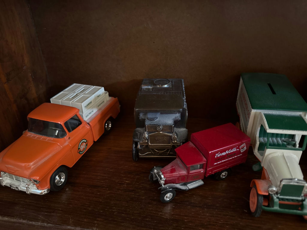 Vintage toy trucks and a bus collection - image 4 of 4