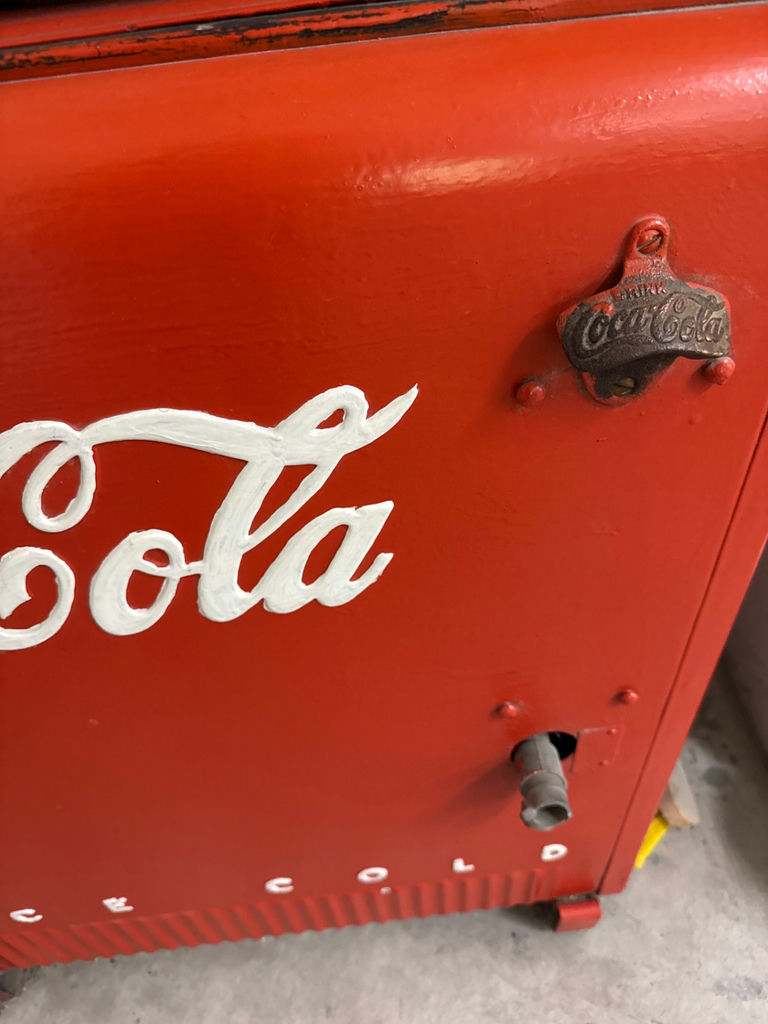 Vintage Coca-Cola Ice Chest with Bottled Soda - image 2 of 4