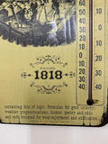 Vintage Farmers' Almanac Thermometer Wall Plaque - thumbnail 2 of 2