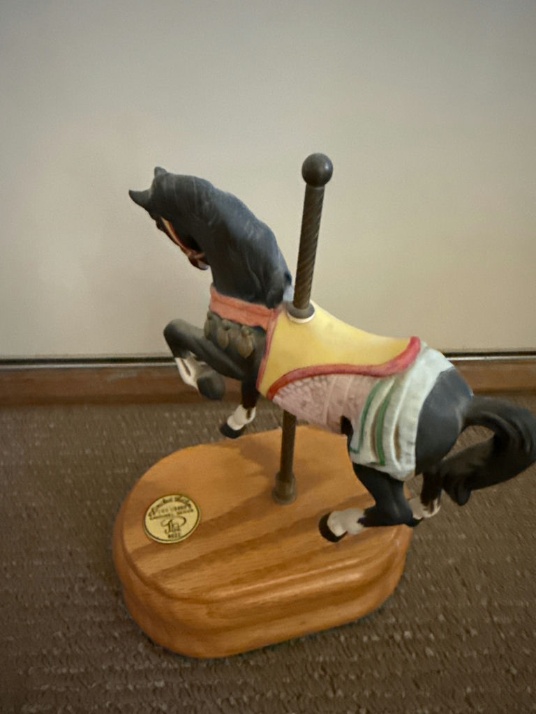 Limited Edition musical Carousel Horse Figurine - image 2 of 3