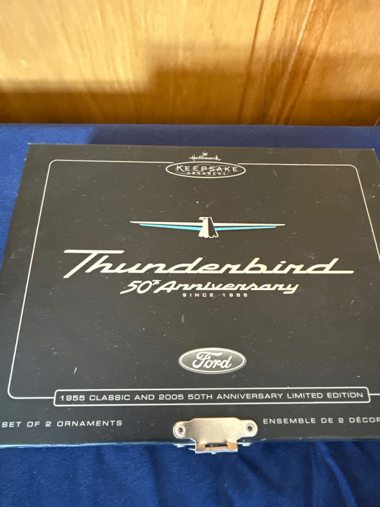 Ford Thunderbird 50th Anniversary Ornament Set (Two Die-Cast Cars) - image 3 of 3