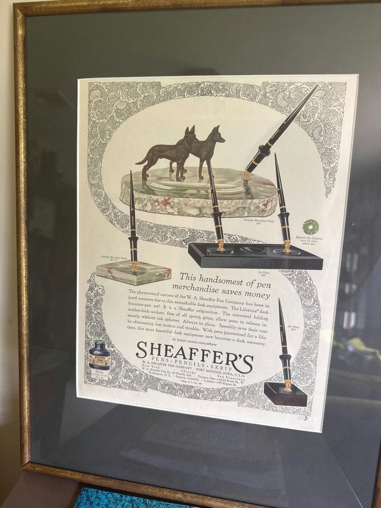 Sheaffer’s Pen Advertisement Poster - image 1 of 2