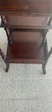 Vintage Wooden Accent Side Table with Shelves - thumbnail 7 of 7