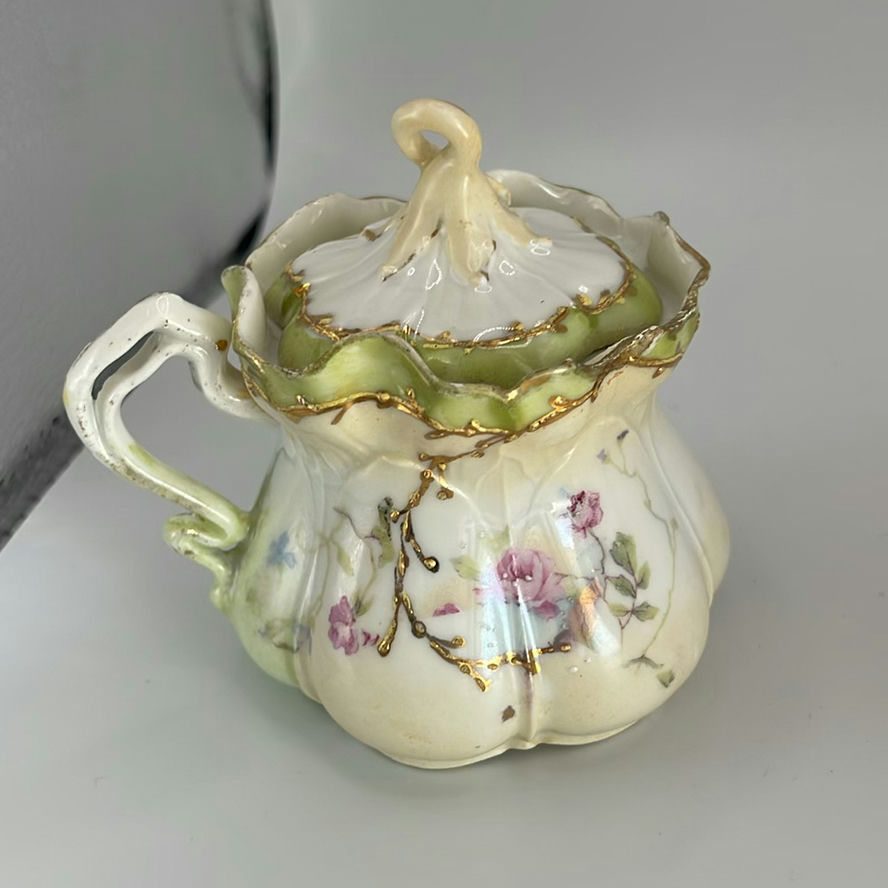 Antique Mustard Pots (7) And Sterling Spoon - image 24 of 27