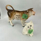 Beswick Cat And Torquay Pottery Cow Creamer - thumbnail 1 of 12