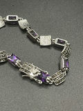 Purple Gem Silver bracelet - thumbnail 8 of 8