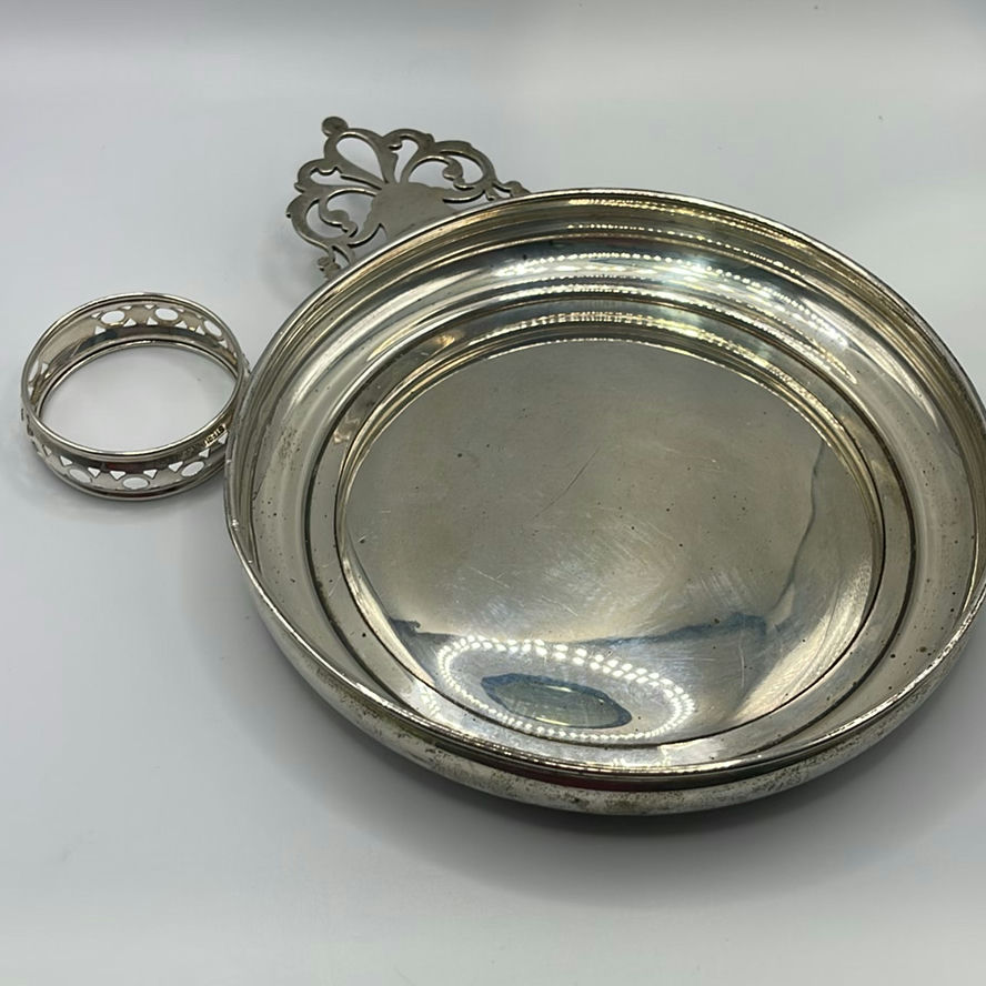Porringer Sterling Bowl And Napkin Ring - image 1 of 9