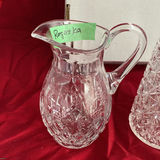 Waterford Alana Crystal Vase, Thomas Webb Water Pitcher and Rogasksa Pitcher - thumbnail 3 of 15