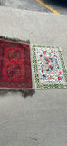 Afghan Agcha Wool Rug Floral Rug - thumbnail 1 of 10