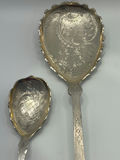 Danish Silver Antique engraved Spoons - thumbnail 10 of 12