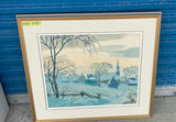 Poudrerie Au Village Original Oil Painting St Gilles - thumbnail 2 of 14