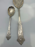 Danish Silver Antique engraved Spoons - thumbnail 2 of 12