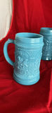 Slag Milk Glass Beer Steins (4) - thumbnail 3 of 10