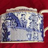 Royal Crown Derby Teapot, Coffeepot And Cream And Sugar In Mikado Pattern - thumbnail 7 of 23