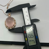 Rose Gold Plated 925 Silver And Rose Quartz Set - thumbnail 7 of 13