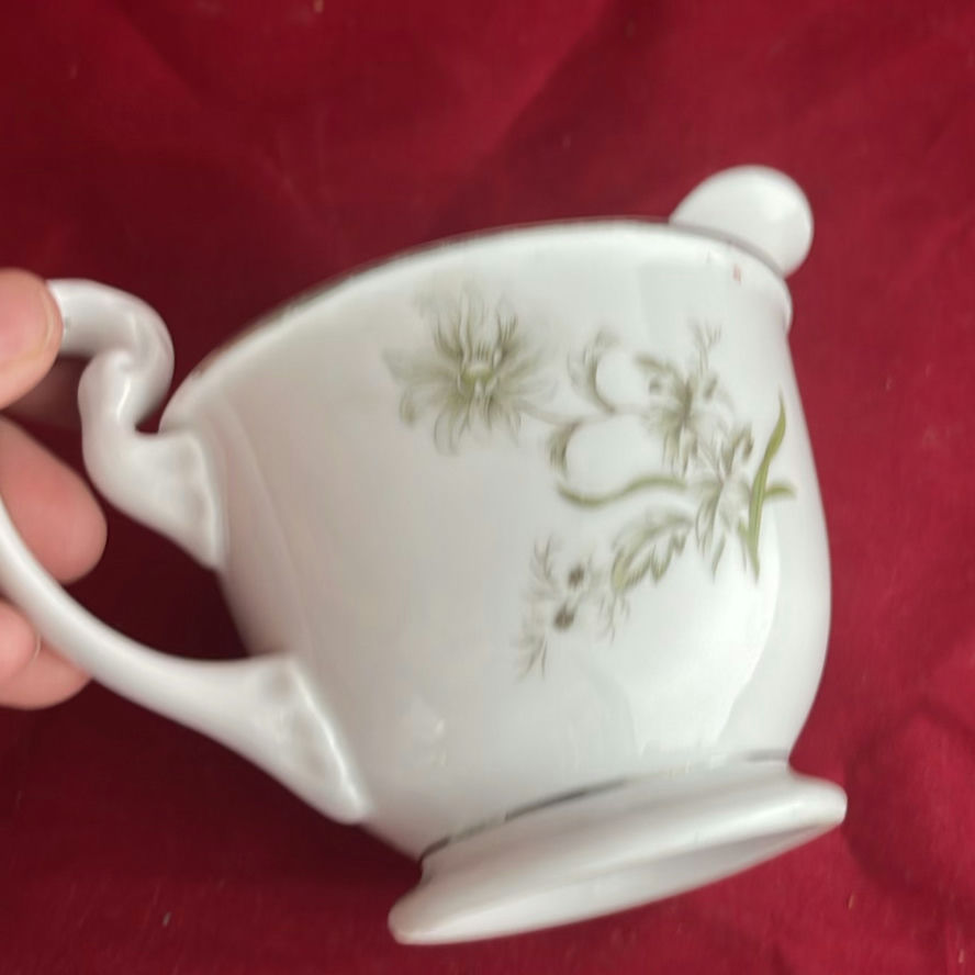 Teacup And Saucers And Cream And Sugar - image 6 of 15