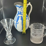 Antique Pitcher And Glasses - thumbnail 2 of 22