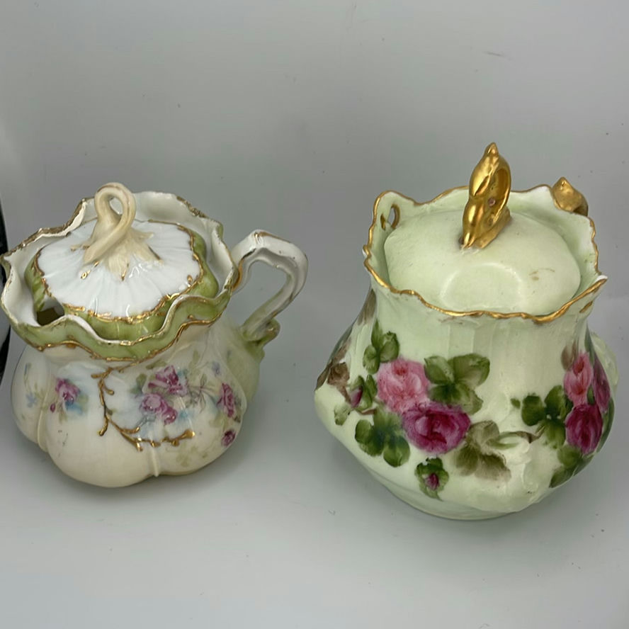 Antique Mustard Pots (7) And Sterling Spoon - image 2 of 27