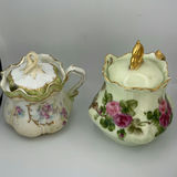 Antique Mustard Pots (7) And Sterling Spoon - thumbnail 2 of 27